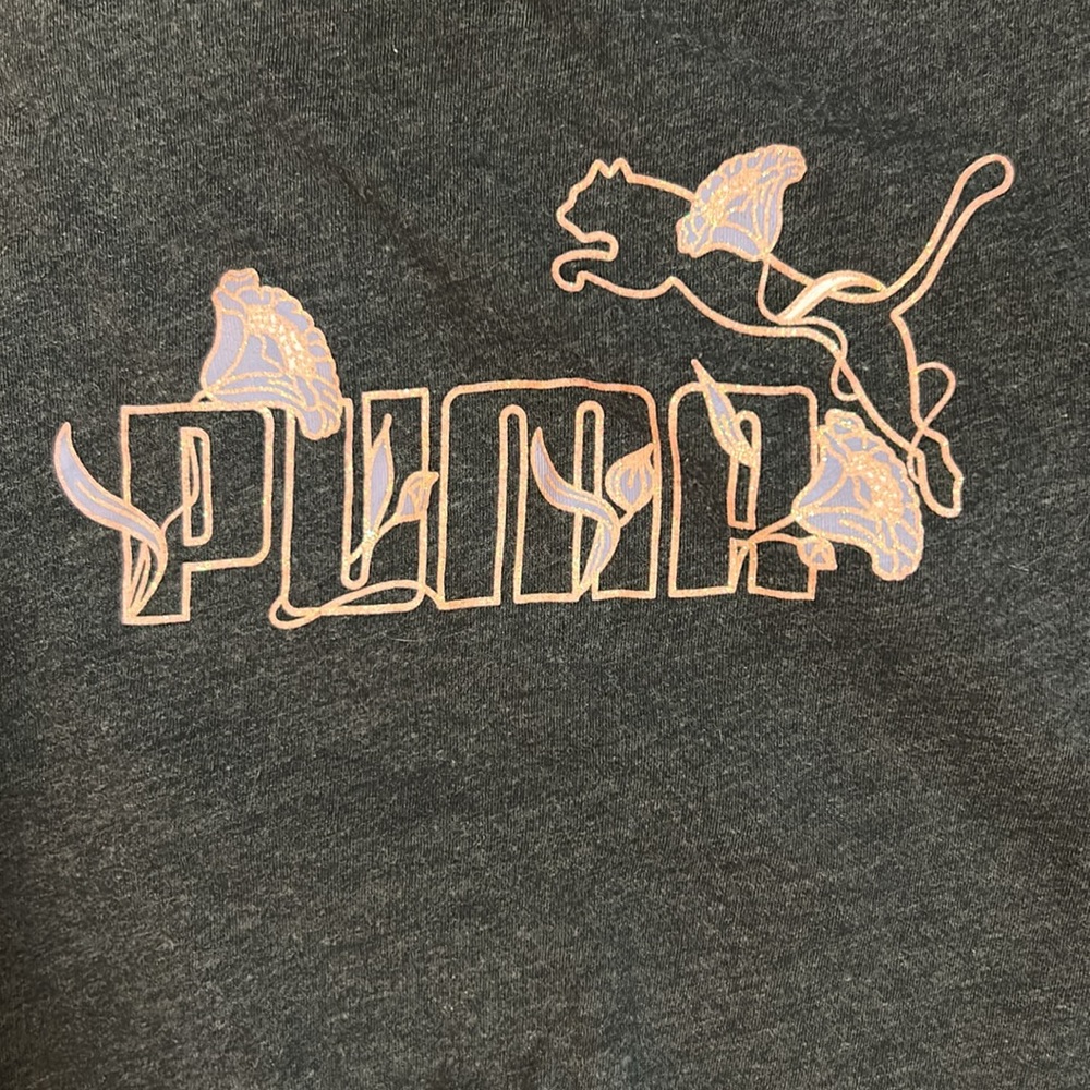 Girls Puma Racer Back Tee